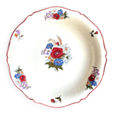Sarreguemines hollow round earthenware dish, "Agreste" service