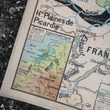 Old Vidal Lablache map: Belgium.
