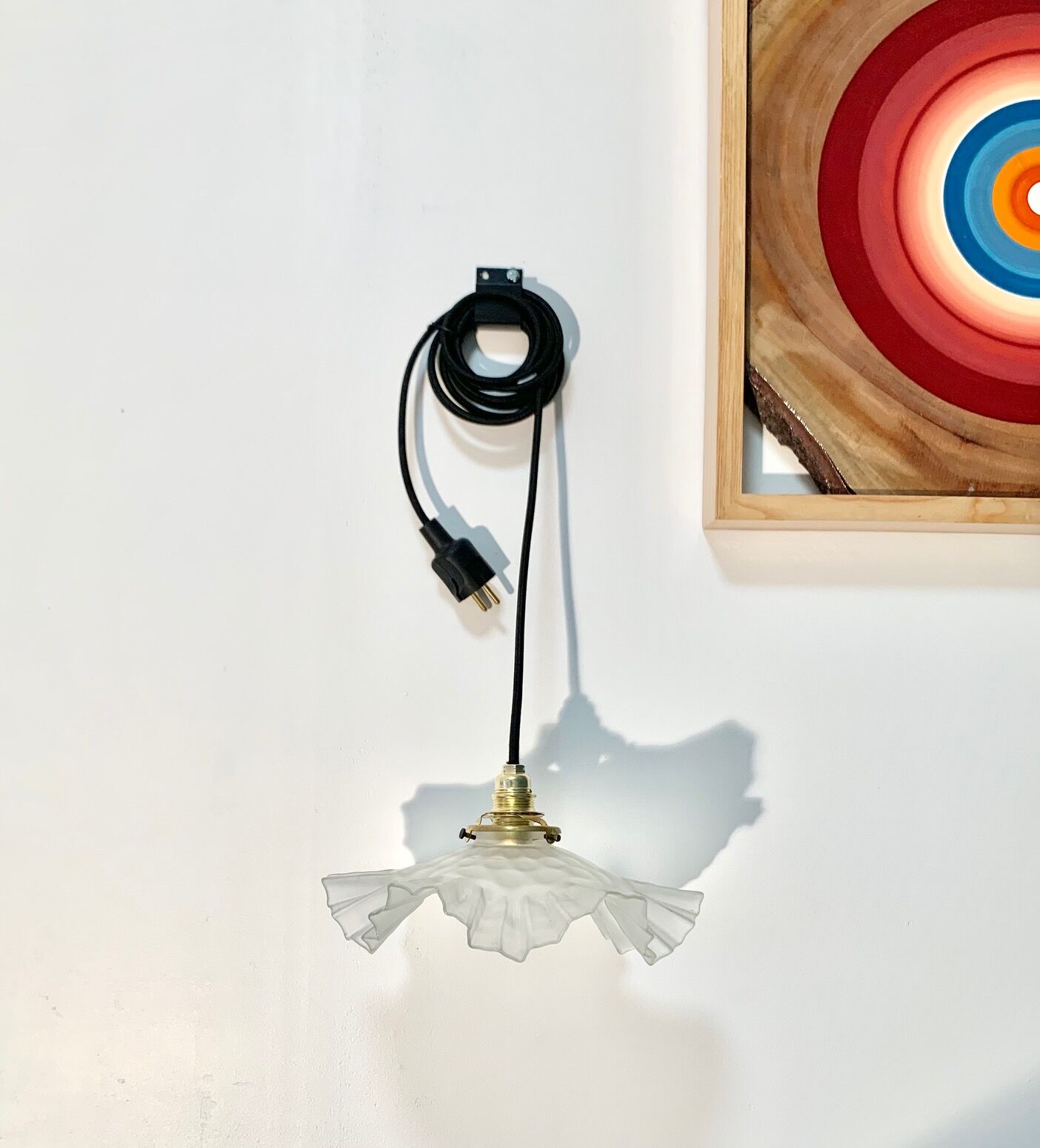 Vintage hand lamp