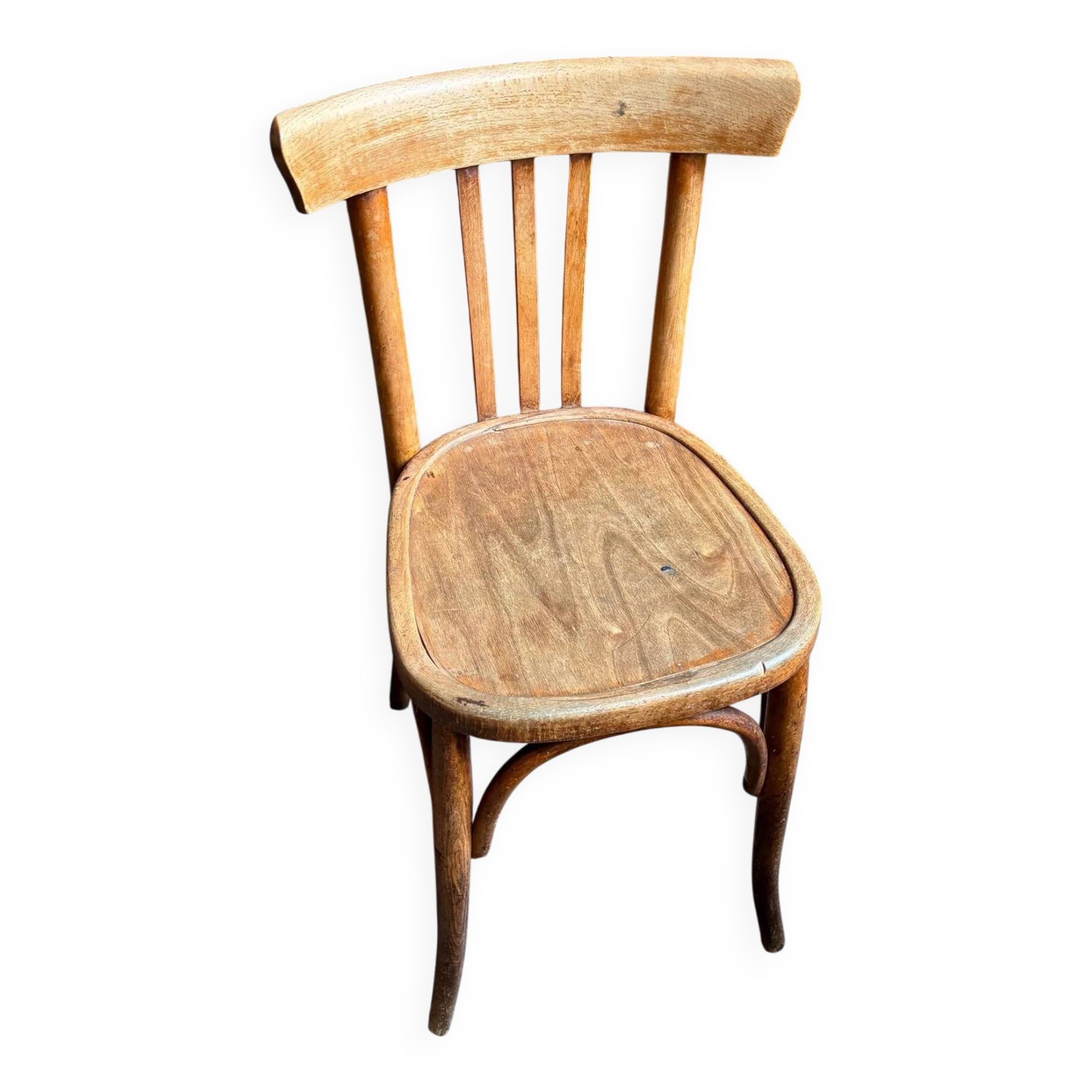 Mahieu bistro chair in bent beech