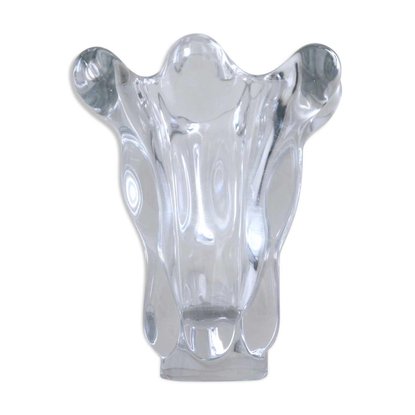 Vase vintage "cascade of Crystal" - design years 50-60 "cristallerie of valves-Châtel"