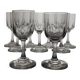 9 verres digestif Art déco 1930's