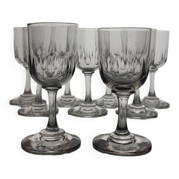 9 verres digestif Art déco 1930's