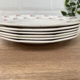 Set of 6 Porcelor Ceranord earthenware soup plates