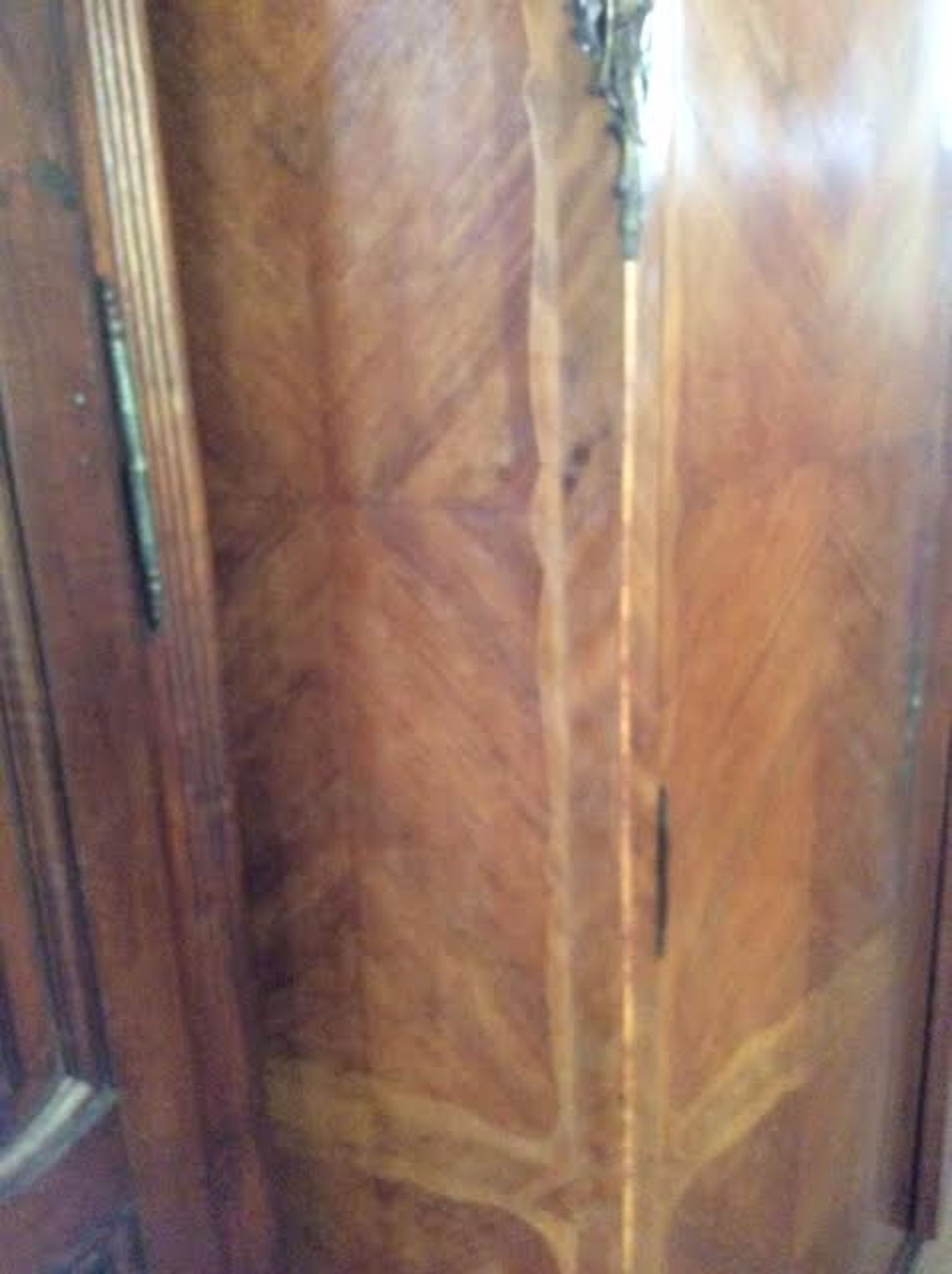 Armoire 2 portes avec placage extérieur et intérieur