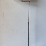 Articulated reading floor lamp from the 80s