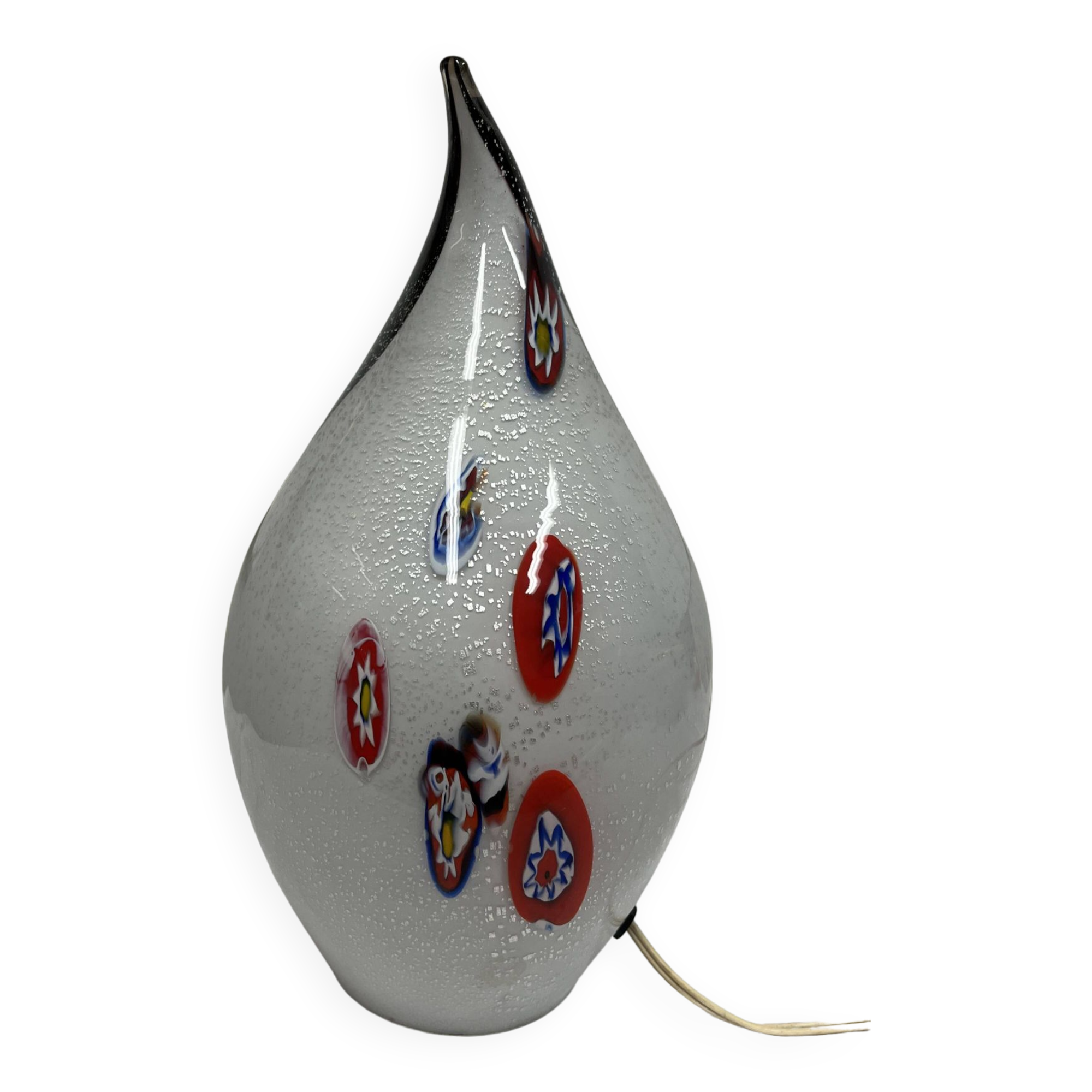 Murano glass drop lamp design from the 70s