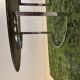 Marble and chromed metal table attributed to Vittorio Introini
