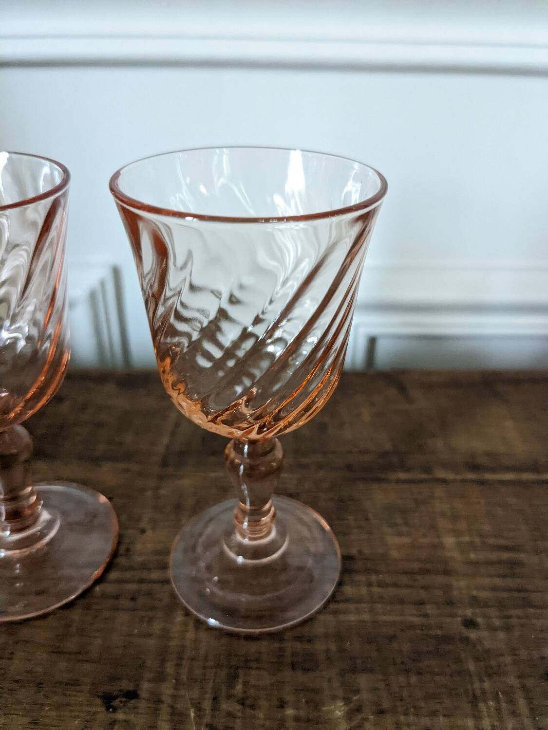 Two small Rosaline glasses