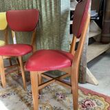 Set 4 chairs vintage bistro year 50/60