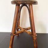 Smoked bamboo stool