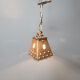 Brutalist copper pendant light, 1970s