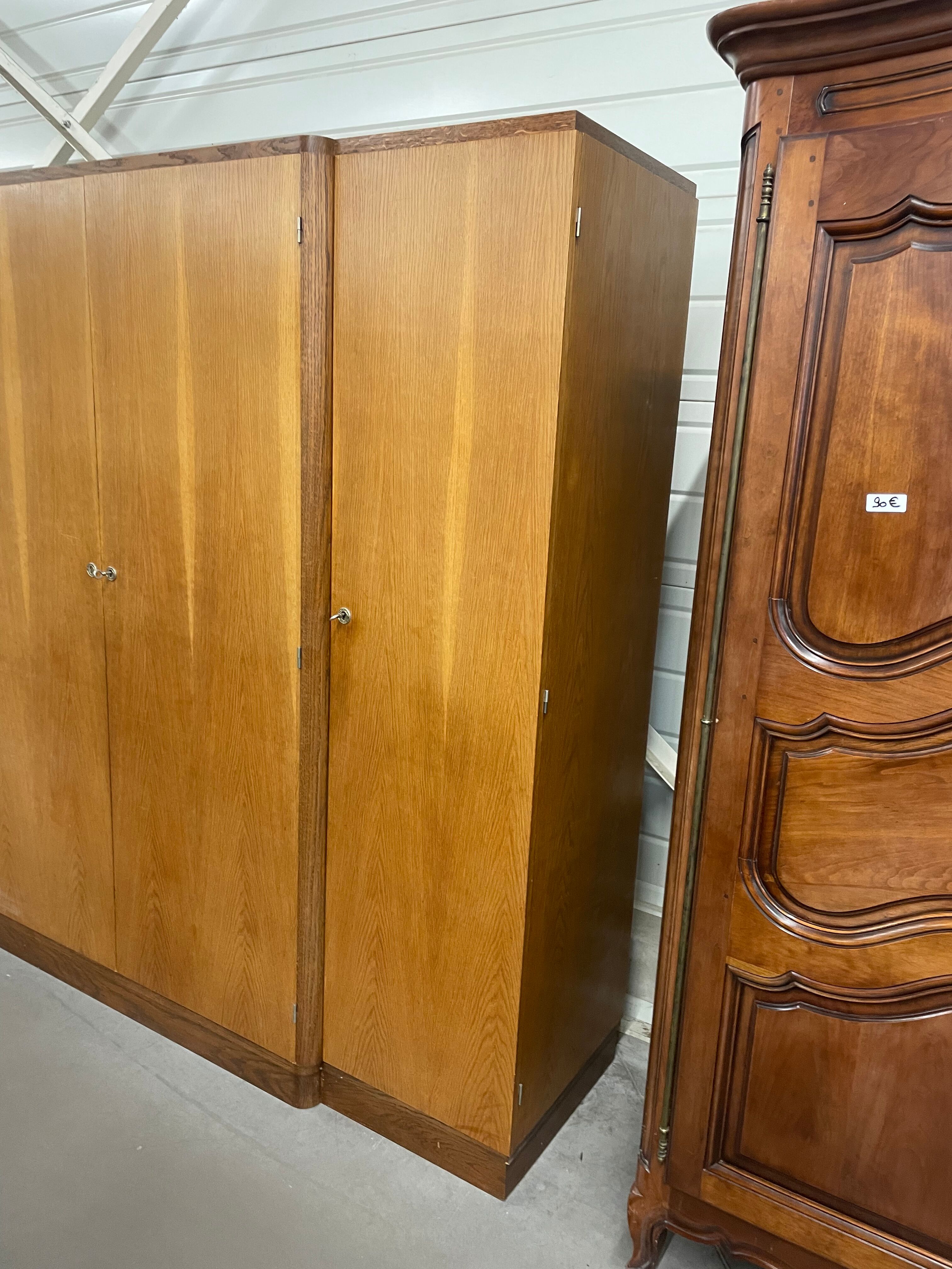 Solid oak dressing room 1960
