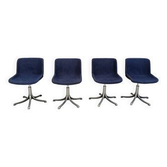 Osvaldo Borsani 'Modus' chairs for Tecno, 1970s - set of 4