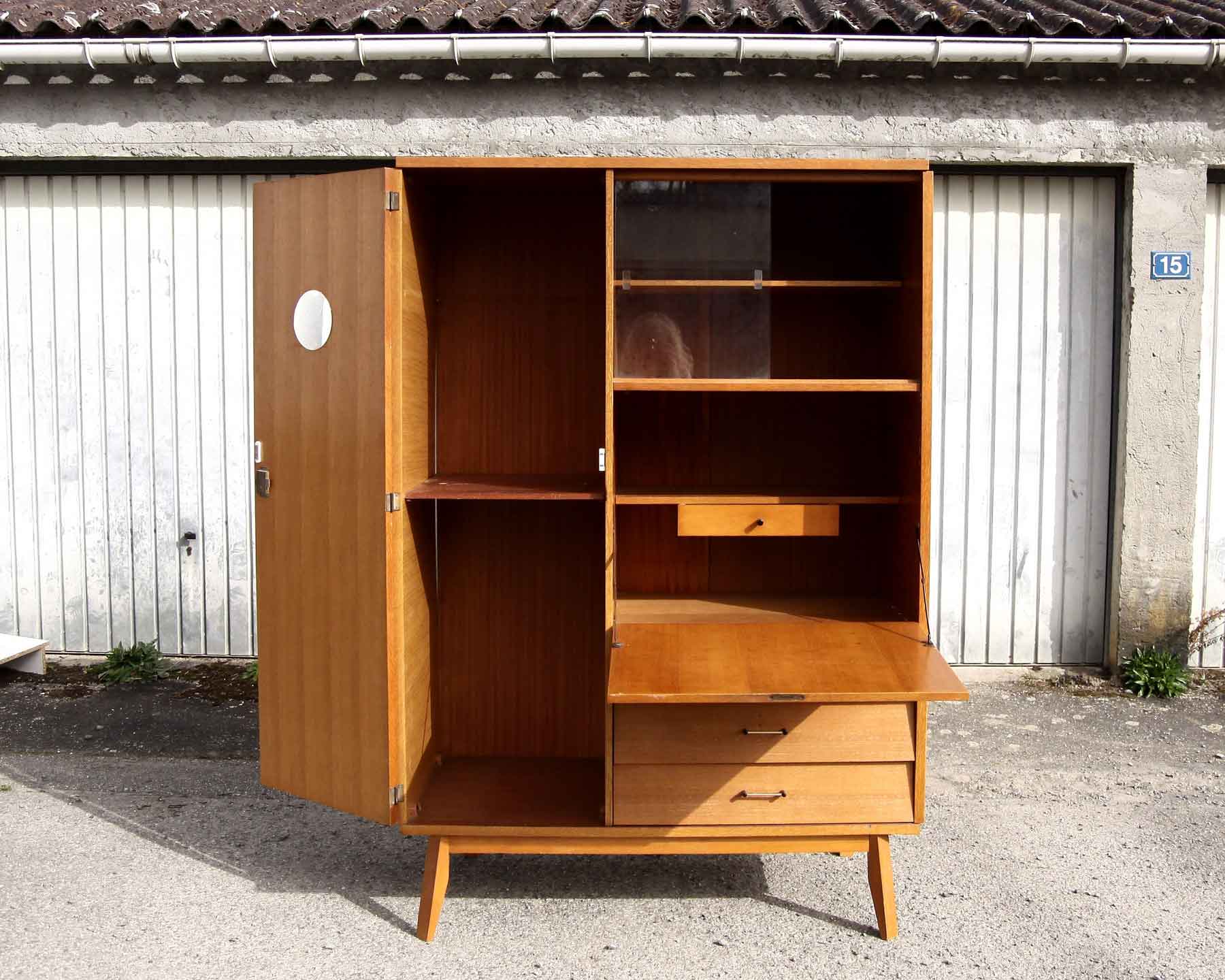 Vintage wardrobe compass feet