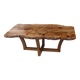 Elm burl coffee table