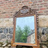 Louis XVI XVIII Eme Century Golden Wood Mirror