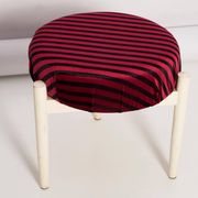 Tabouret et table vintage blanche, Danemark, 1960