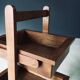 Mid-Century Oak Magazine Holder, Belgium, 1950s