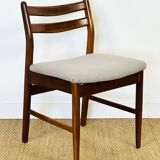 4 Scandinavian teak chairs 1960