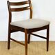 4 Scandinavian teak chairs 1960