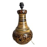 Double-light ceramic lamp base