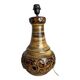 Pied de lampe en céramique à double éclairage