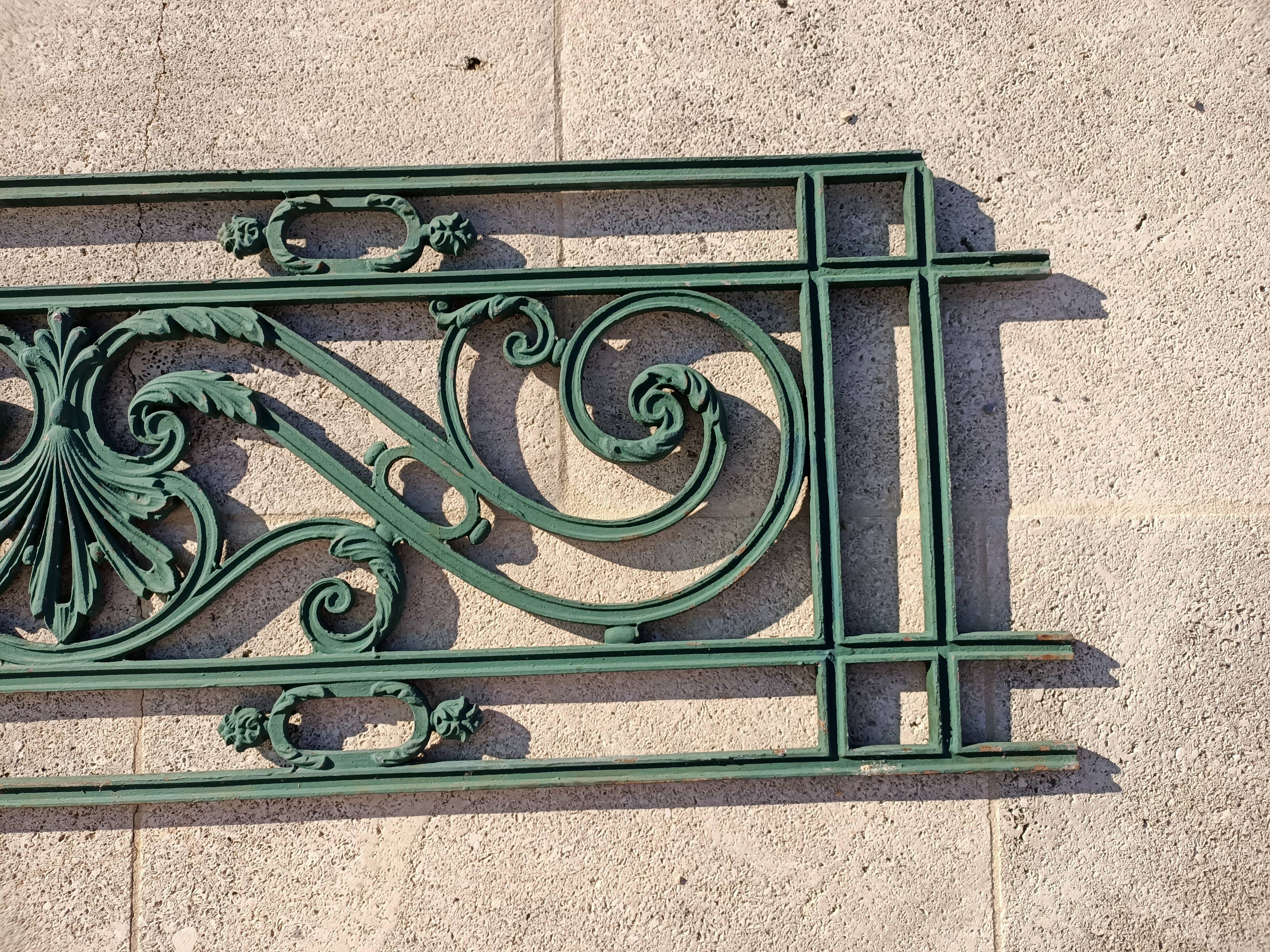 Double-sided cast iron railing 45x141