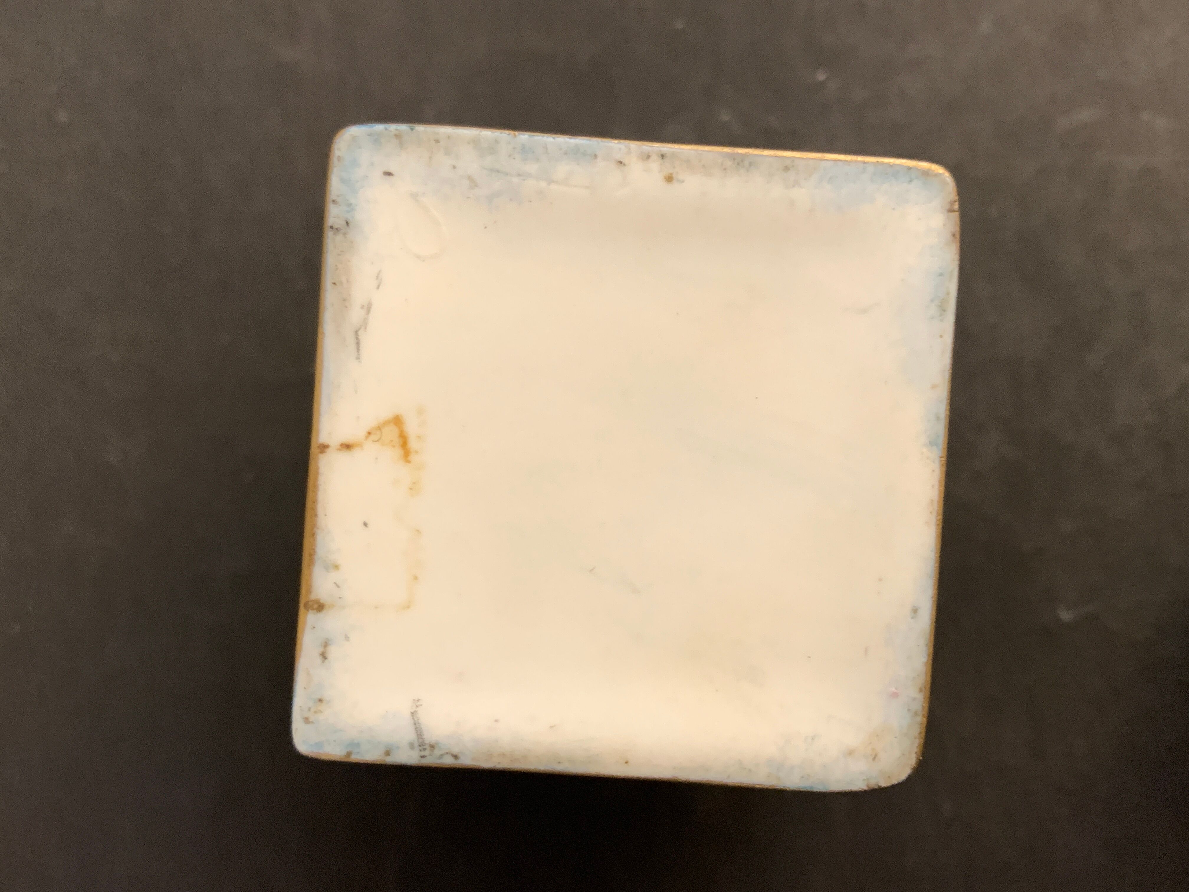 Paris porcelain inkwell