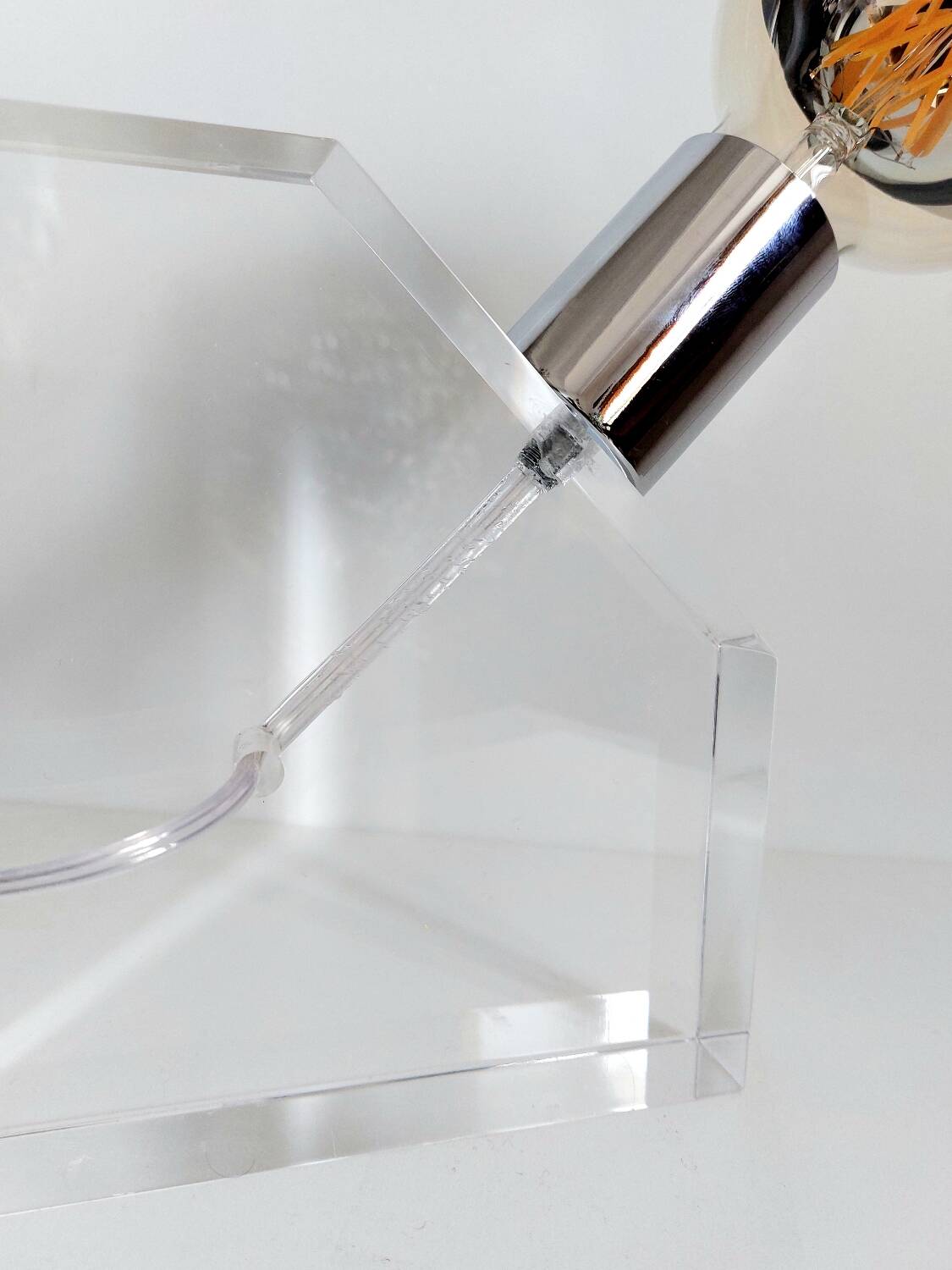 Designer polycarbonate lamp