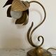 Brass flower lamp