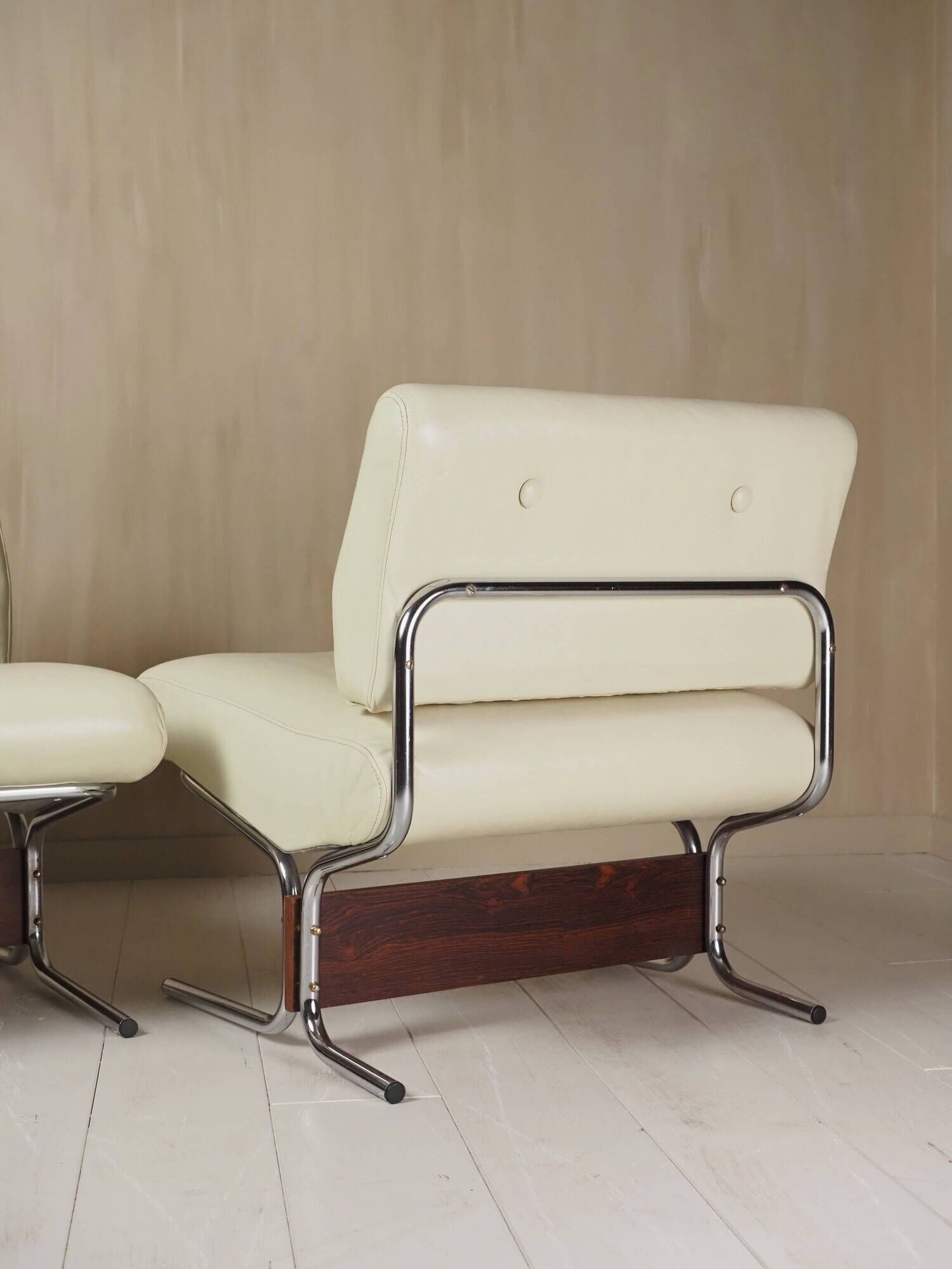Rare pair of "Caracas" lounge chairs by Pierre Guariche, 1960s