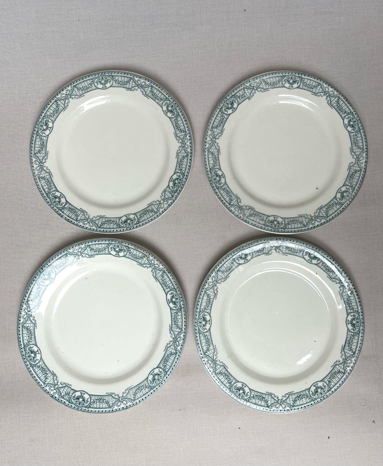 Set of 4 plates Terre de fer plates