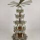 19th century handmade Christmas pyramid – rare and beautiful German folk art piece