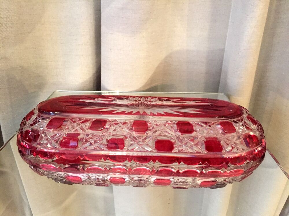 Comb door toothbrush holder empty bohemian glass pocket