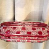 Comb door toothbrush holder empty bohemian glass pocket