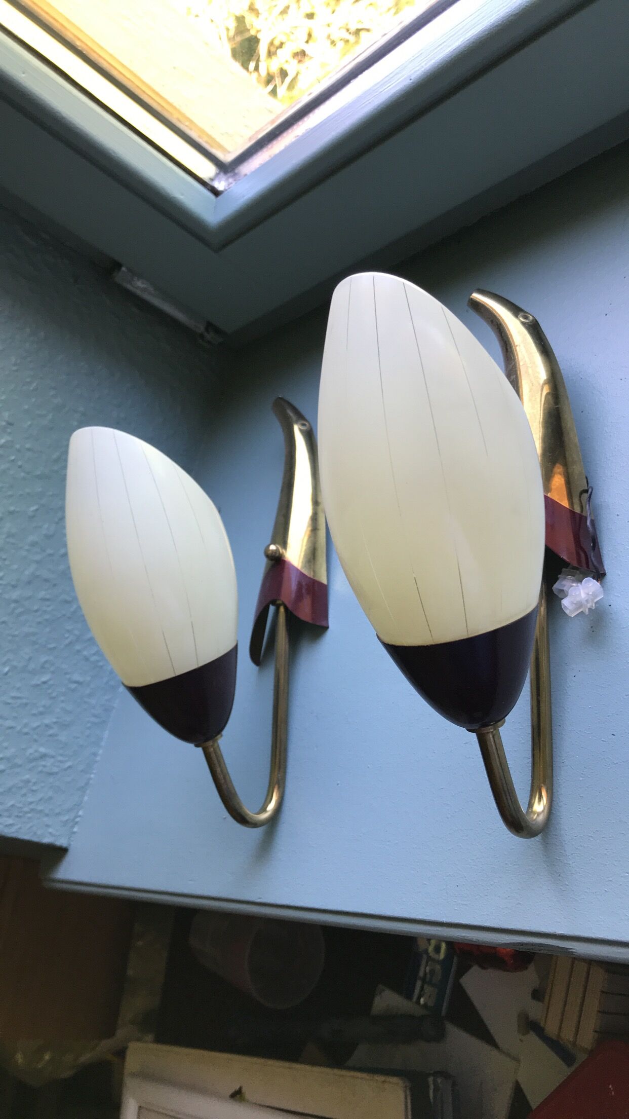 Pair of wall lamps 50 60 years