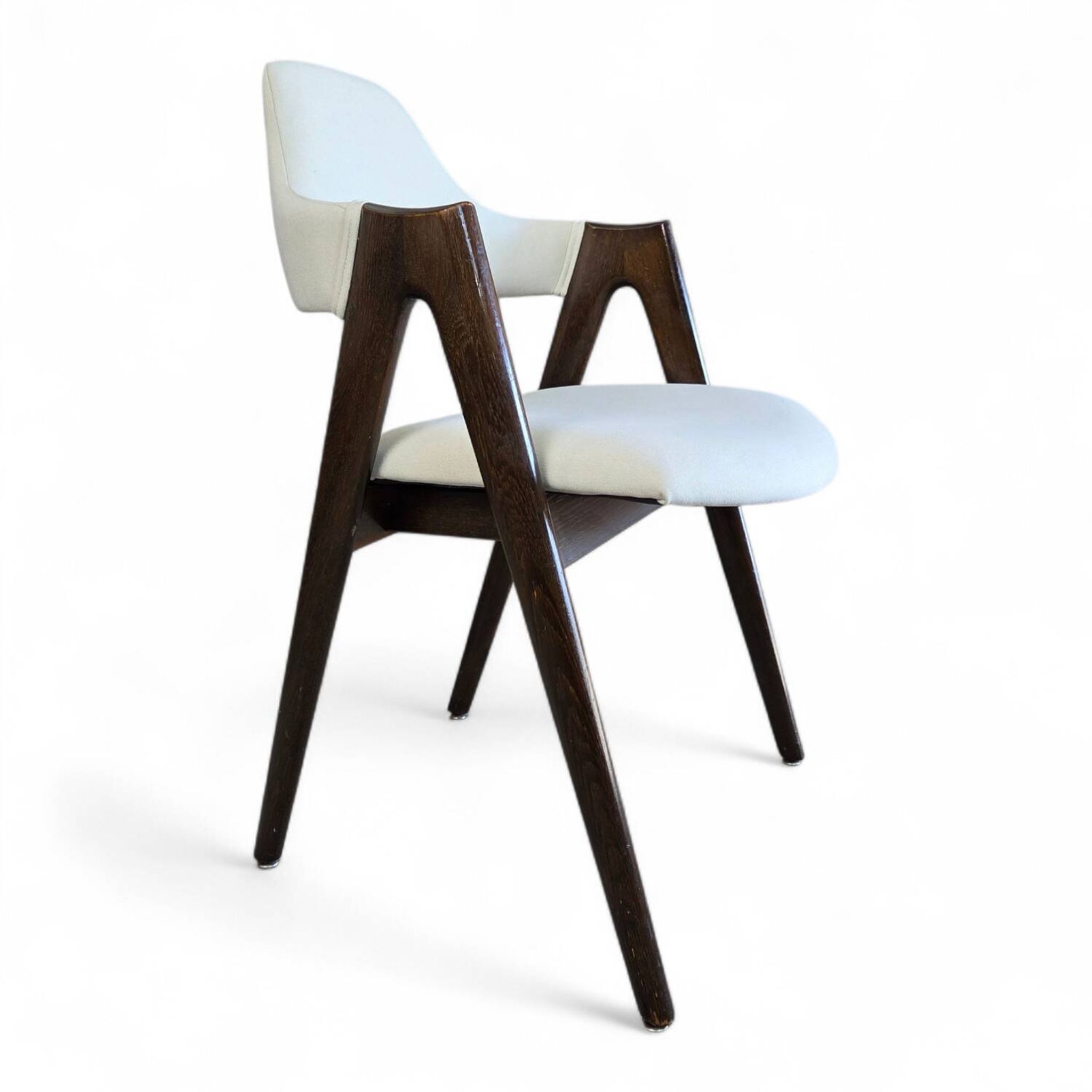 Danish vintage dining chair 'Compass Chair' by Kai Kristiansen