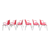 Set of 6 Maui chairs by Kartell