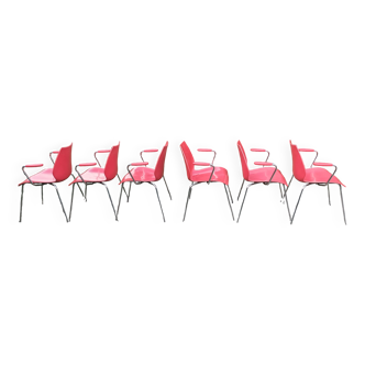 Set of 6 Maui chairs by Kartell