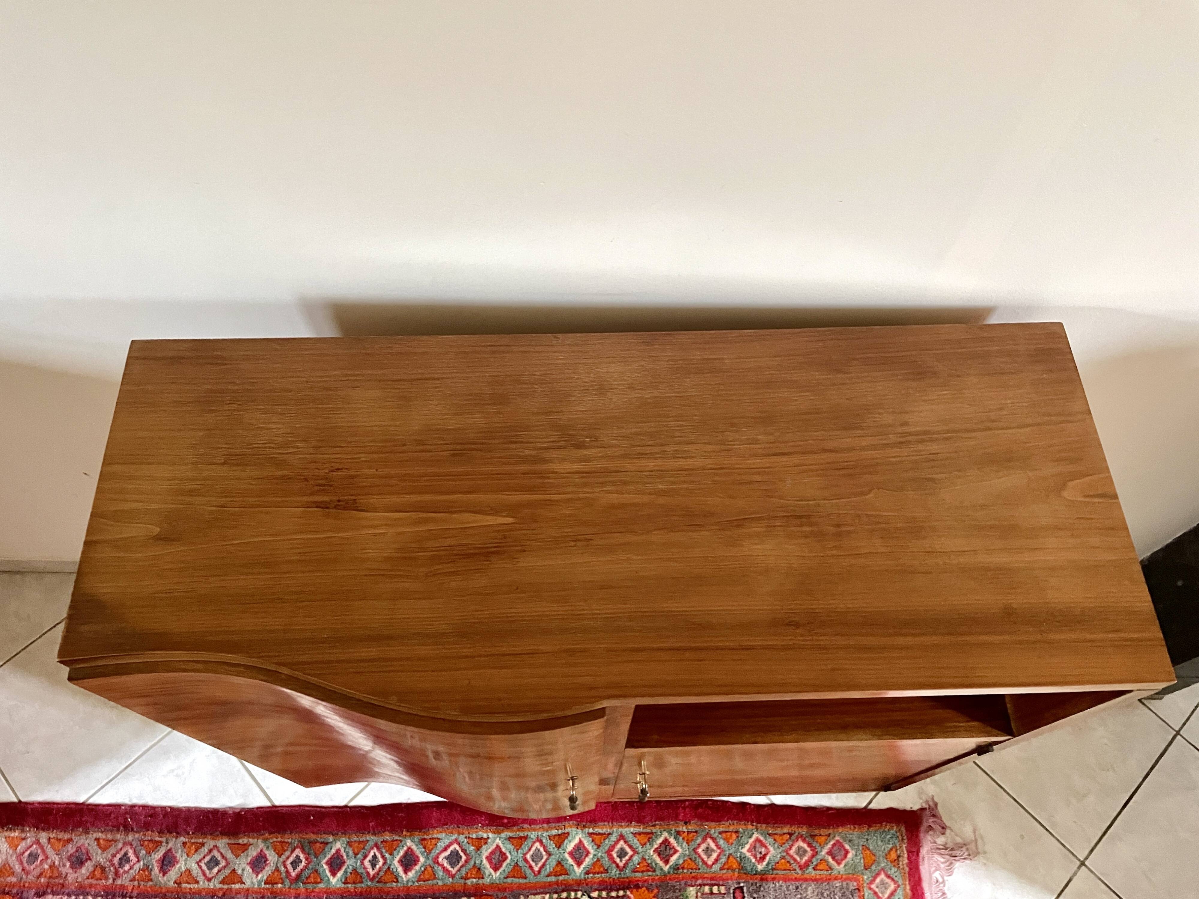 Small Art-Deco mustache piece of furniture