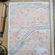 Paris, Champ de Mars, old map, printed in 1914.