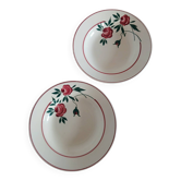 2 Assiettes creuses Lunéville 