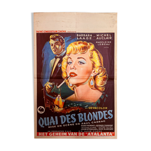 Affiche vintage Cinéma de 1954