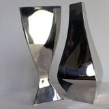 Michael Aram - Set of two 1st edition stainless steel vases