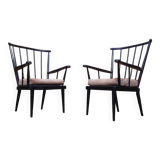 Pair of Baumann armchairs, 1960s