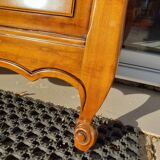 Louis XV style bed in cherry wood