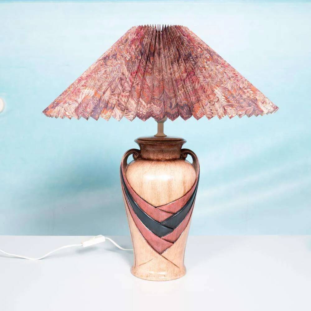 Scandinavian bohemian table lamp from the 70s/80s, postmodern.
