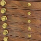 Antique mahogany architect's furniture from the end of the 19th century