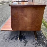 Pair of bedside tables, end of vintage sofa, old 1950